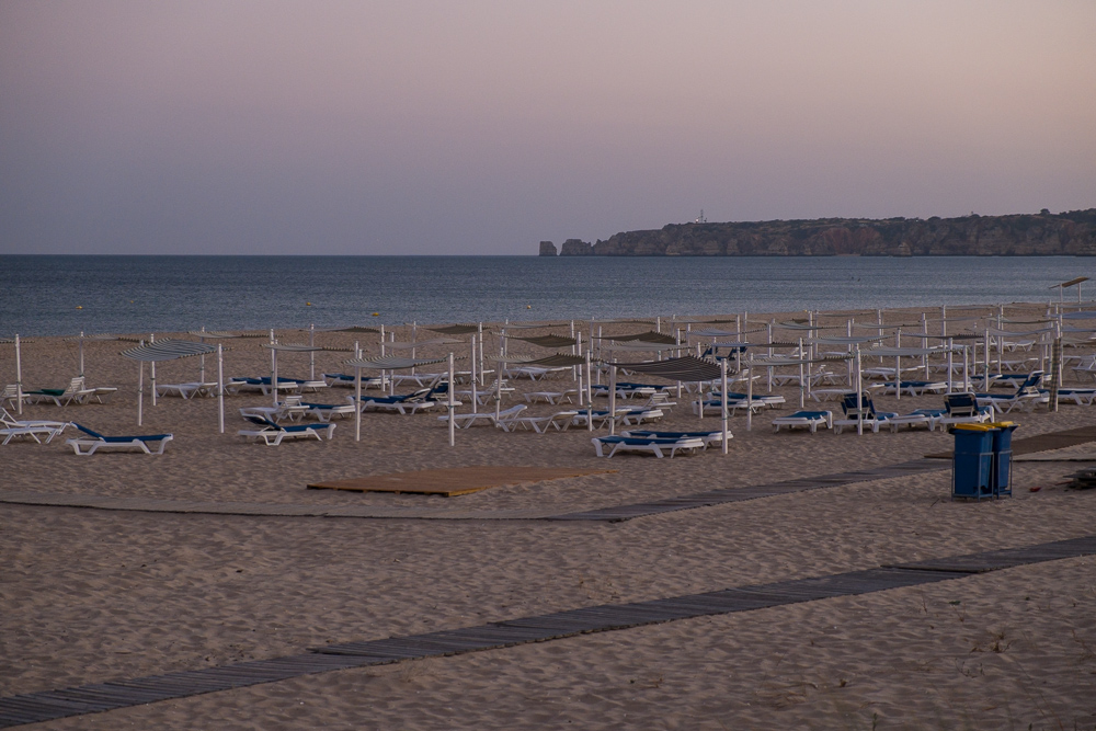 Meia Praia - the beach